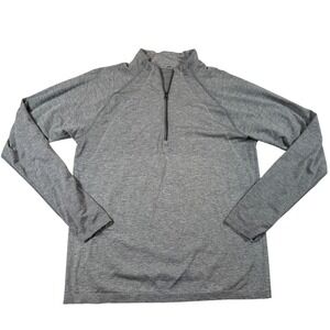 Lululemon Metal Vent Tech 1/2 Zip 2.0 Mens Grey Pullover Running Training Shirt